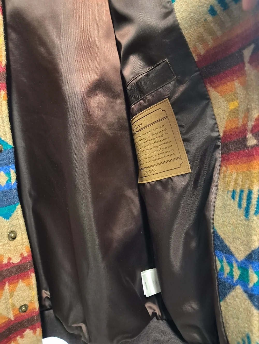 Pendleton Gorge Snap-Front Wool Jacket Size M - Picture 12 of 13